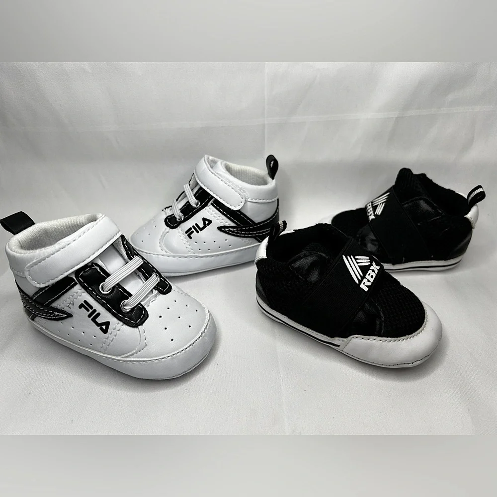 FILA AND REEBOX Baby Crib Shoes BUNDLE